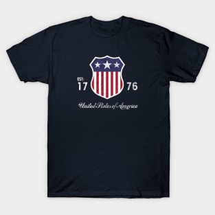 United States - Established 1776 - Colour T-Shirt